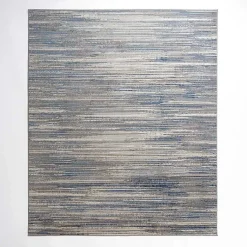 Kirklands Home Dark Blue Claire Modern Area Rug, 7x10 Sale