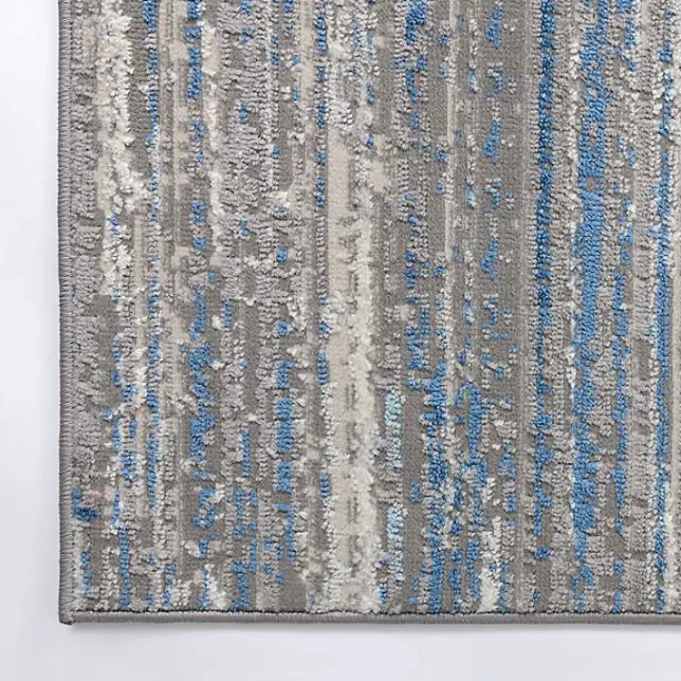 Kirklands Home Dark Blue Claire Modern Area Rug, 7x10 Sale