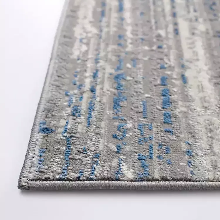 Kirklands Home Dark Blue Claire Modern Area Rug, 7x10 Sale