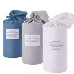 Kirklands Home Dark Microfiber 4-pc. Queen Sheet Set Blue Online