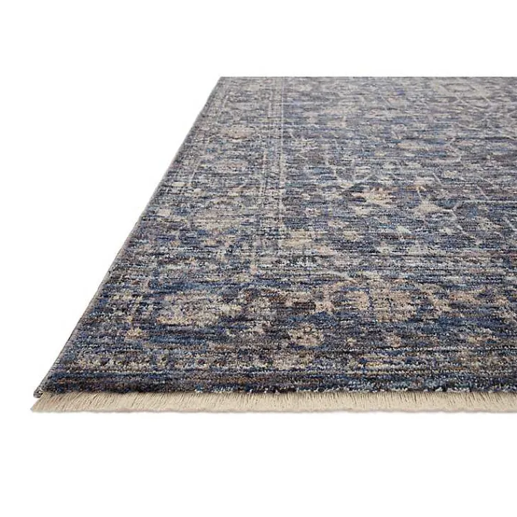 Kirklands Home Dark Sorrento Medallion Area Rug, 5x7 Blue Online