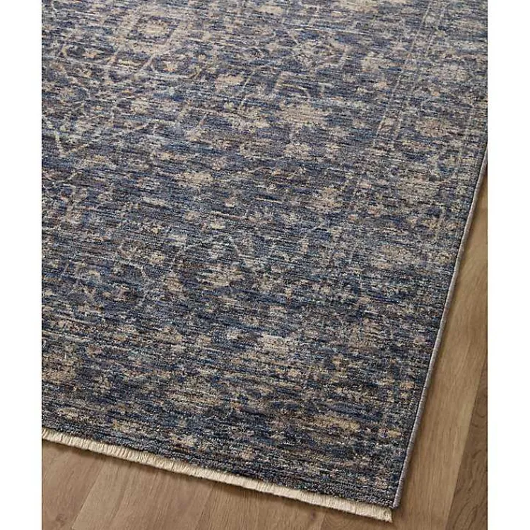 Kirklands Home Dark Sorrento Medallion Area Rug, 5x7 Blue Online