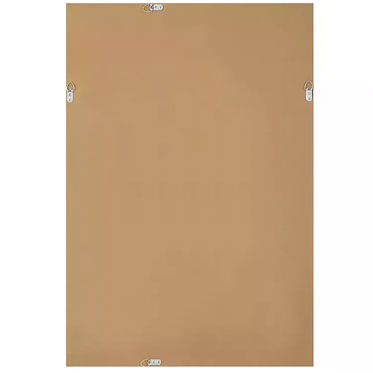 Kirklands Home Dark Bronze Bevel Rectangle Wall Mirror