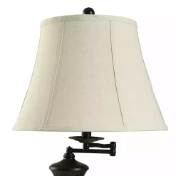 Kirklands Home Dark Bronze Madison Swing Arm Floor Lamp White Online