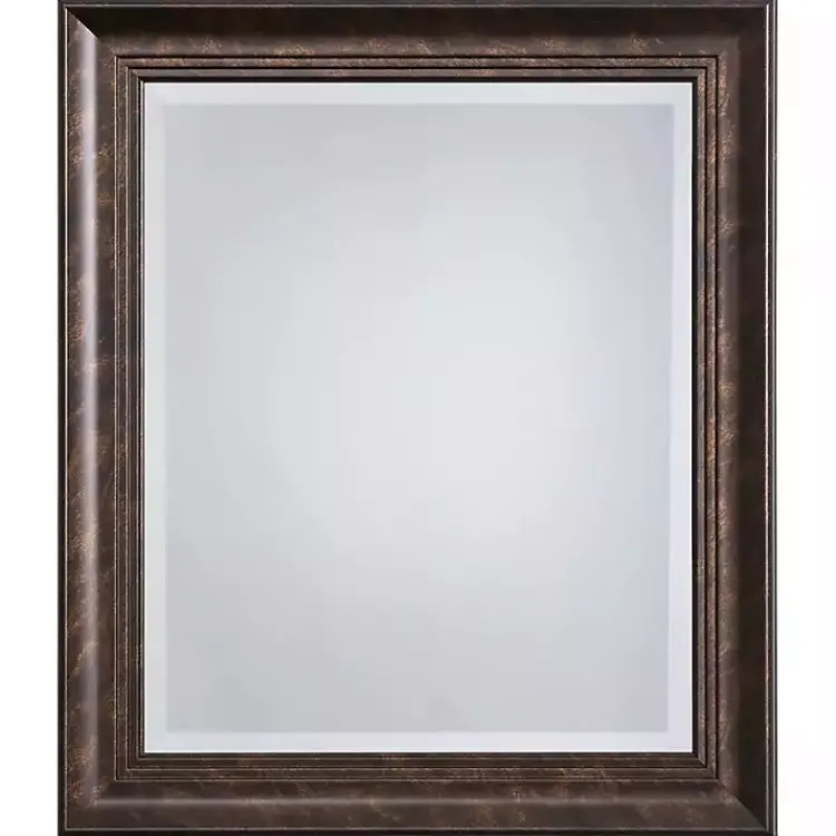 Kirklands Home Dark Bronze Rectangular Frame Wall Mirror Clearance