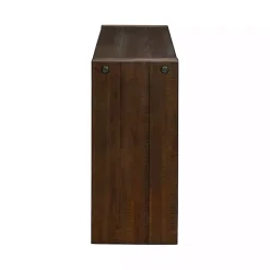 Kirklands Home Dark Distressed Wood Console Table Brown Discount