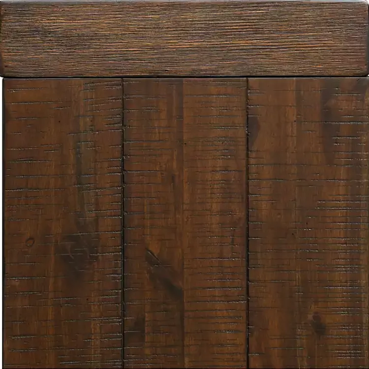 Kirklands Home Dark Distressed Wood Console Table Brown Discount