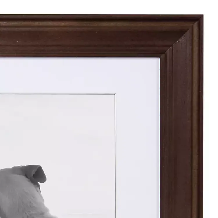 Kirklands Home Dark Wood 10-pc. Gallery Wall Frame Set Brown Clearance
