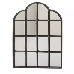 Kirklands Home Dark Crown Frame Windowpane Mirror Online