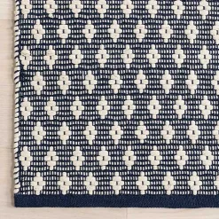 Kirklands Home Dark Gray and Ivory Dainty Diamond Runner Best