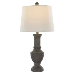Kirklands Home Dark Gray Chateau Table Lamps, Set of 2 White Sale