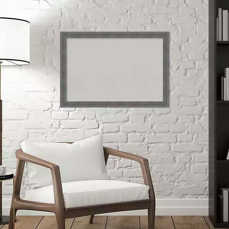 Memo & Chalkboards>Kirklands Home Dark Framed Corkboard Gray