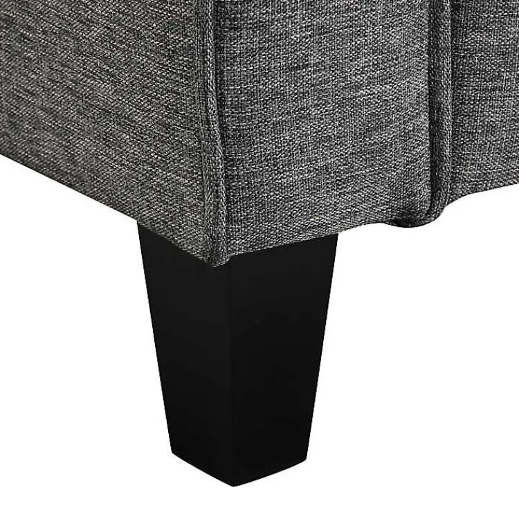 Kirklands Home Dark Performance Fabric Danna Accent Chair Gray Online