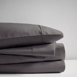 Kirklands Home Dark Rich Cooling Cotton Queen Sheet Set Gray Hot