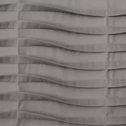 Kirklands Home Dark Wave Pattern Valance Gray Online