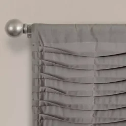 Kirklands Home Dark Wave Pattern Valance Gray Online