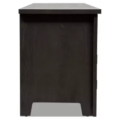 Kirklands Home Dark Wood 4-Door Media Cabinet Gray Online