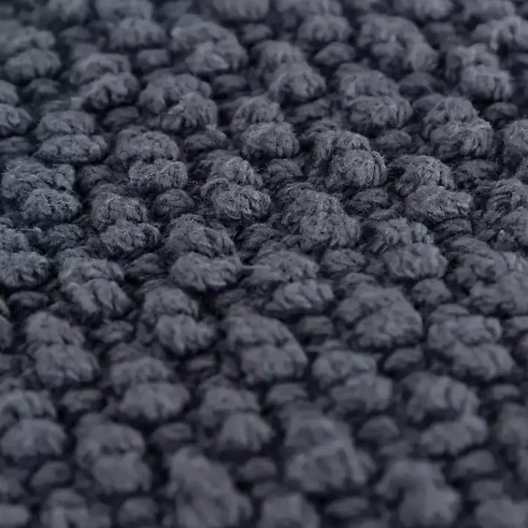 Pillows>Kirklands Home Dark Woven Nubby Pillow Gray