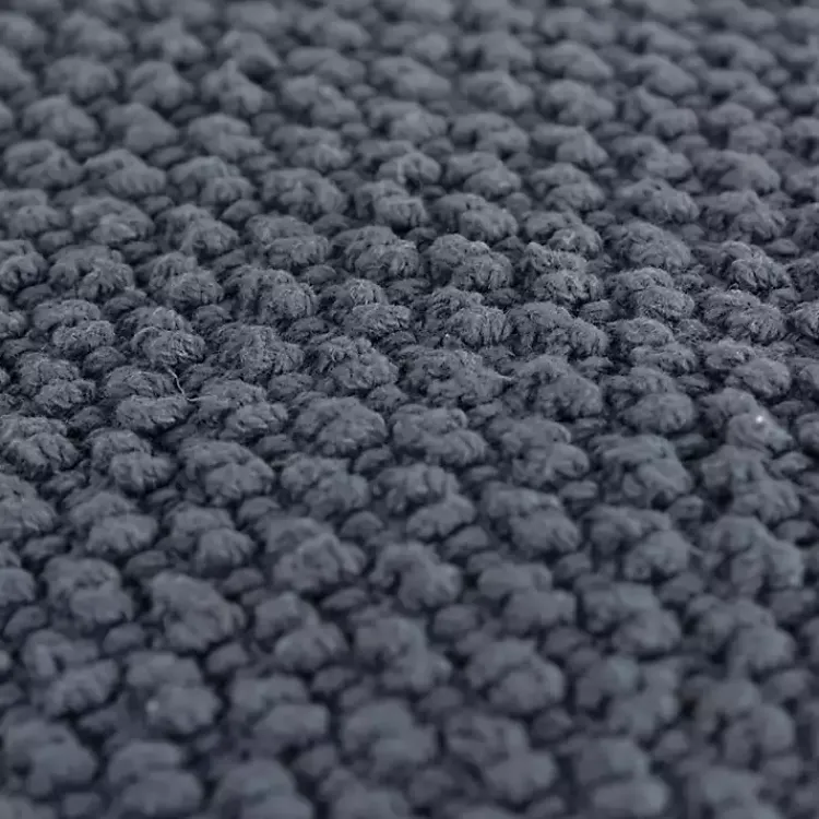 Pillows>Kirklands Home Dark Woven Nubby Pillow Gray