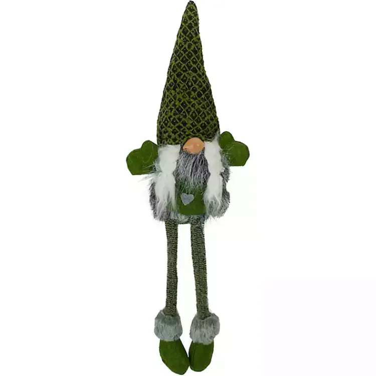 Christmas Decorations>Kirklands Home Dark Green Gnomette Shelf Sitter