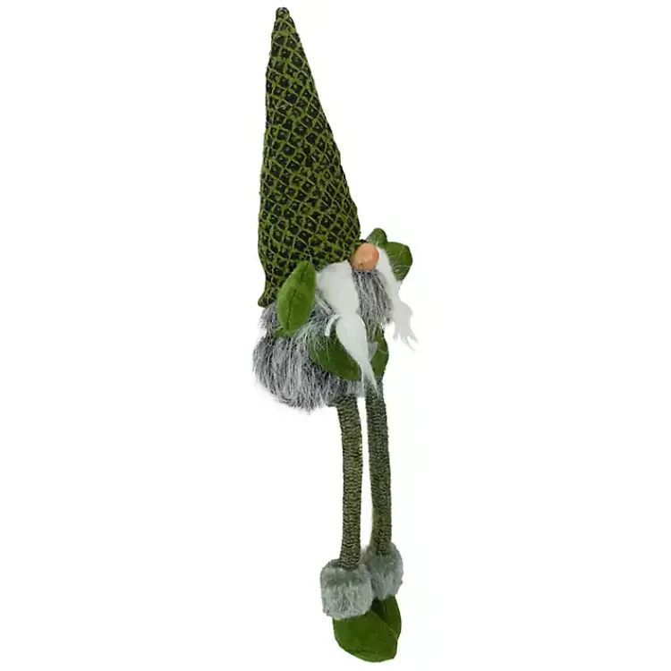 Christmas Decorations>Kirklands Home Dark Green Gnomette Shelf Sitter
