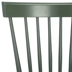 Kirklands Home Dark Parker Spindle Dining Chairs, Set of 2 Green New