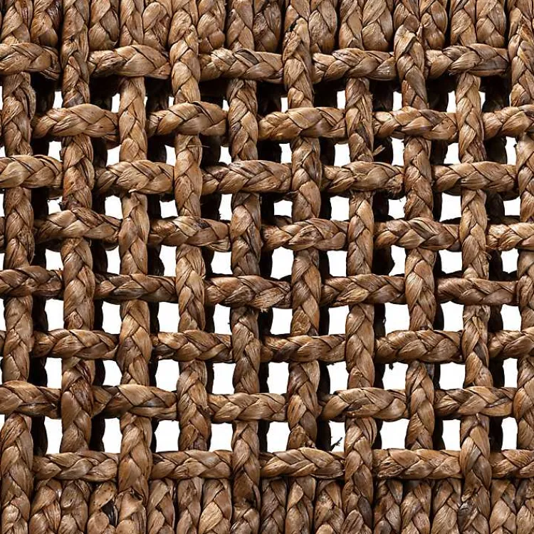 Kirklands Home Dark Mahogany Lattice Counter Stool Brown New