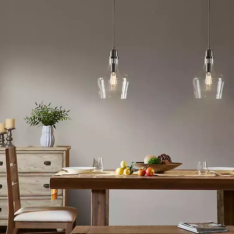 Kirklands Home Dark Metal Glass Avalon Pendant Light Gray Online