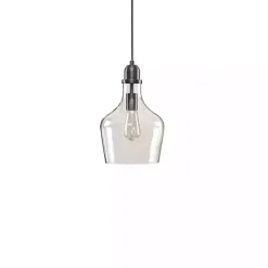 Kirklands Home Dark Metal Glass Avalon Pendant Light Gray Online