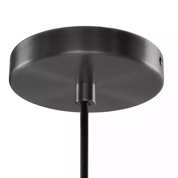 Kirklands Home Dark Metal Glass Avalon Pendant Light Gray Online