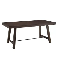 Kirklands Home Dark Oak Wood Rustic Dining Table Hot