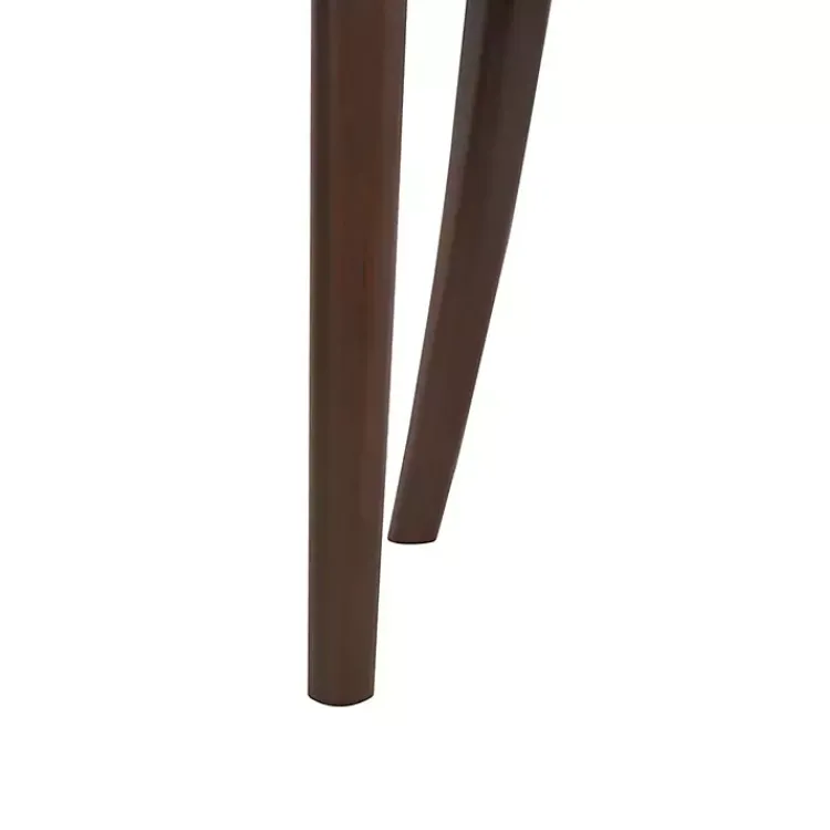 Kirklands Home Dark Rattan Curved Back Carlotta Accent Chair Brown Best
