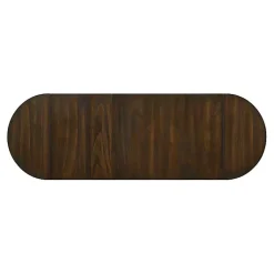 Kirklands Home Dark Walnut & White Wood Ema Counter Height Table Brown Clearance