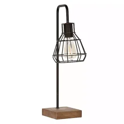 Kirklands Home David Metal Shade Edison Task Lamp Brown Best