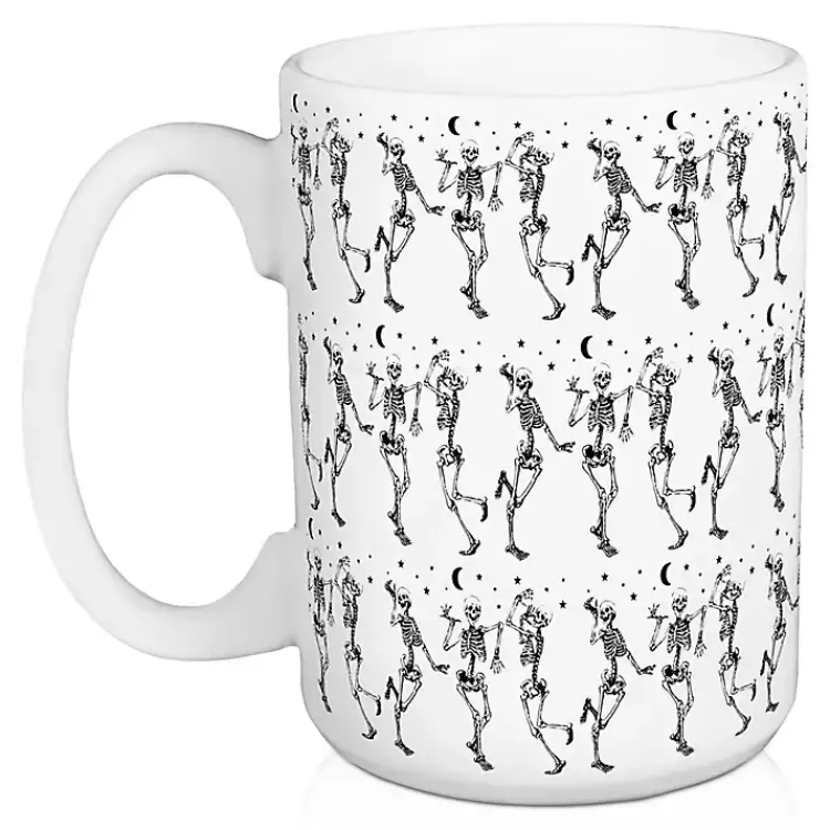 Halloween>Kirklands Home Death Before Decaf Halloween Mugs, Set of 2