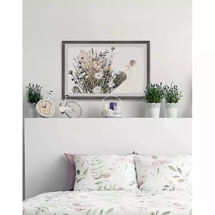 Kirklands Home Deckled Flowering Bundle Framed Art Print Discount