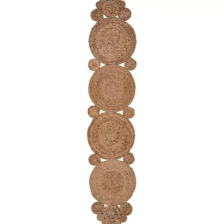 Kirklands Home Decorative Braided Jute Table Runner Tan