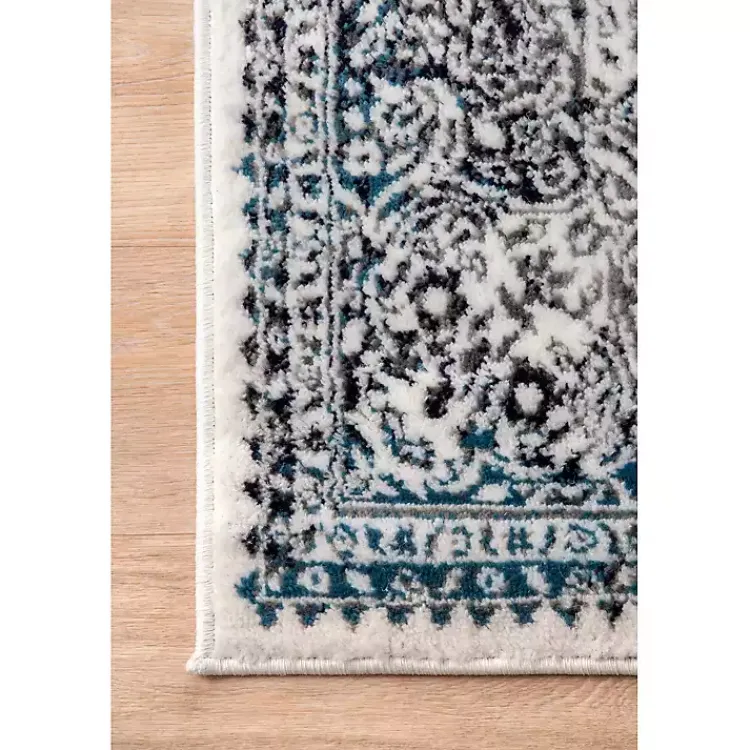 Kirklands Home Delany Persian Inspired Area Rug, 5x8 Blue Discount