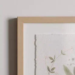 Kirklands Home Delicate Botanical Framed Art Prints, Set of 2 White Online