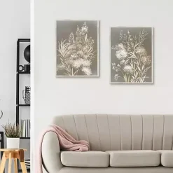 Kirklands Home Delicate Bunch 2-pc. Framed Canvas Art Set Online
