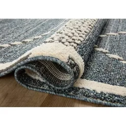 Kirklands Home Denim Asymmetrical Tufted Area Rug, 7x10 Blue Best