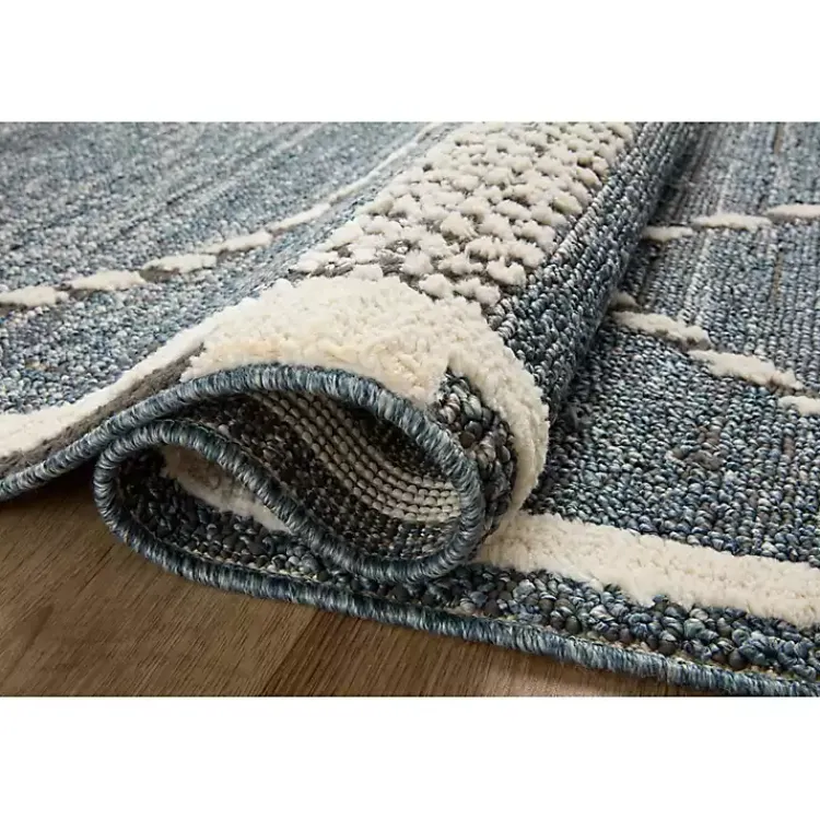 Kirklands Home Denim Asymmetrical Tufted Area Rug, 7x10 Blue Best