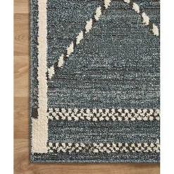 Kirklands Home Denim Asymmetrical Tufted Area Rug, 7x10 Blue Best
