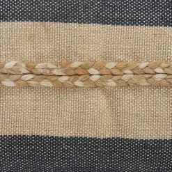 Pillows>Kirklands Home Denim Blue Braided Stripe Lumbar Pillow
