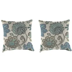 Kirklands Home Denim Busan Outdoor Pillows, Set of 2 Outlet