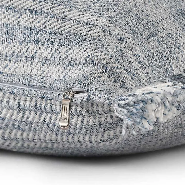 Kirklands Home Denim Contemporary Stripe Outdoor Throw Pillow Best