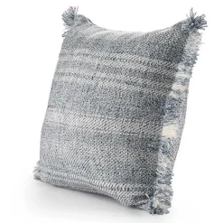 Kirklands Home Denim Contemporary Stripe Outdoor Throw Pillow Best