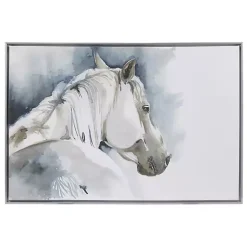 Kirklands Home Derby Hand Embellished Horse Framed Canvas Print Hot
