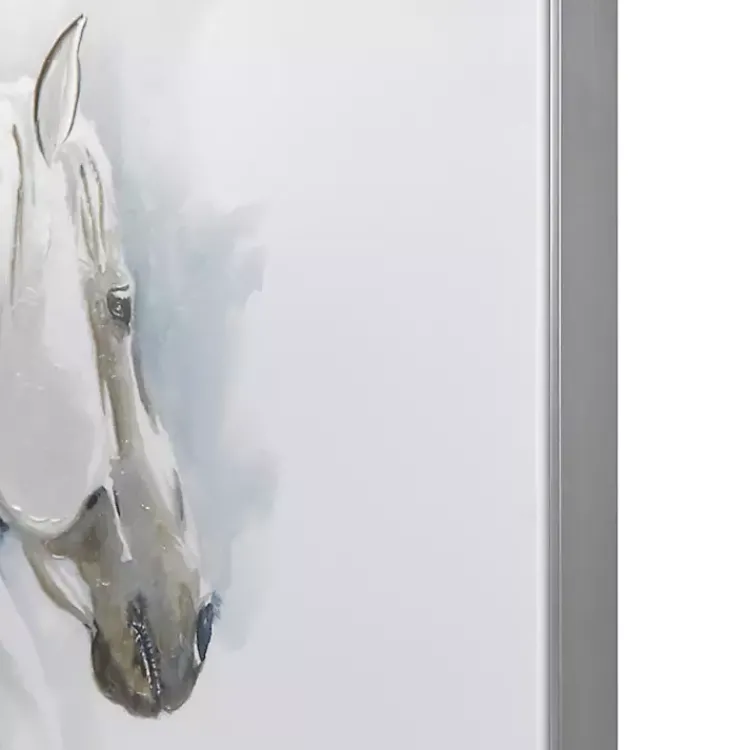 Kirklands Home Derby Hand Embellished Horse Framed Canvas Print Hot