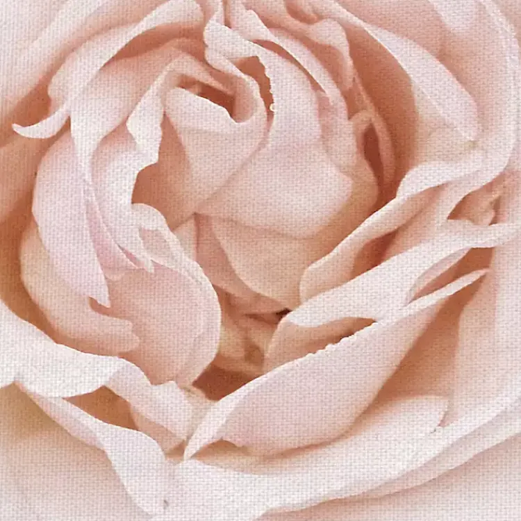 Kirklands Home Dewdrop Rose Canvas Art Print Pink Best